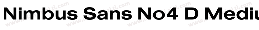 Nimbus Sans No4 D Medium字体转换